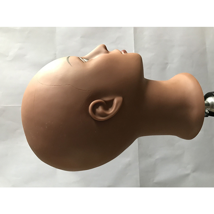 Newest training head makeup hair mannequin head without hair for black