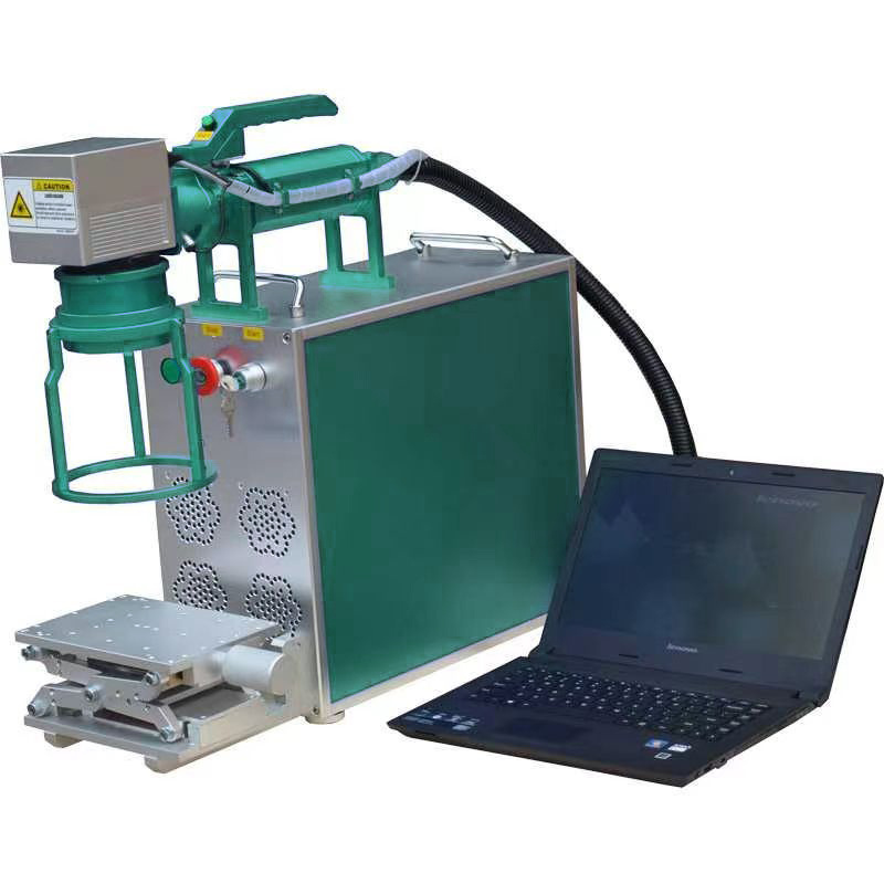 High Quality Mini Fiber Laser Marking Machine 30 Watt Lithium Battery/Plug Electric Handheld Model