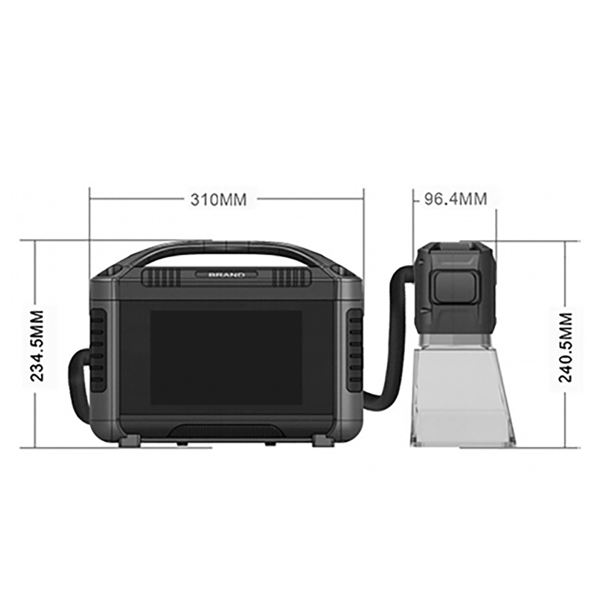 Hot Selling Small Mini Size Light Weight 1064nm Optical Metal Wood portable laser marking machine minssine