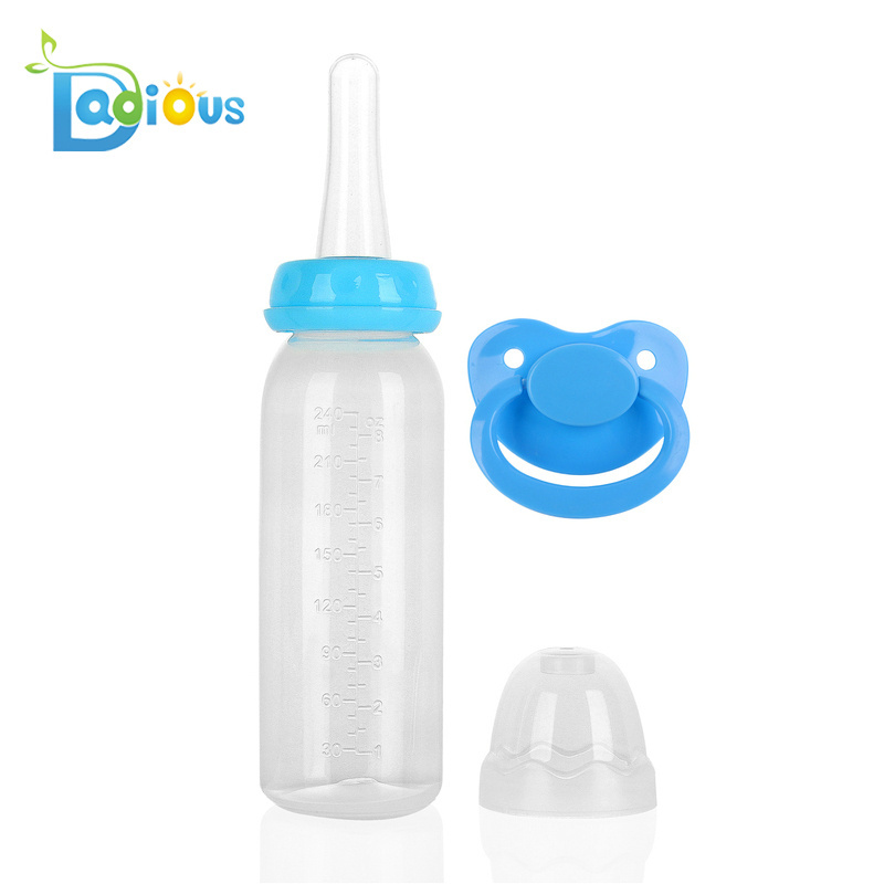 Hot Selling ABDL 10 Soild Colors PP Adult Baby Feeding Bottle