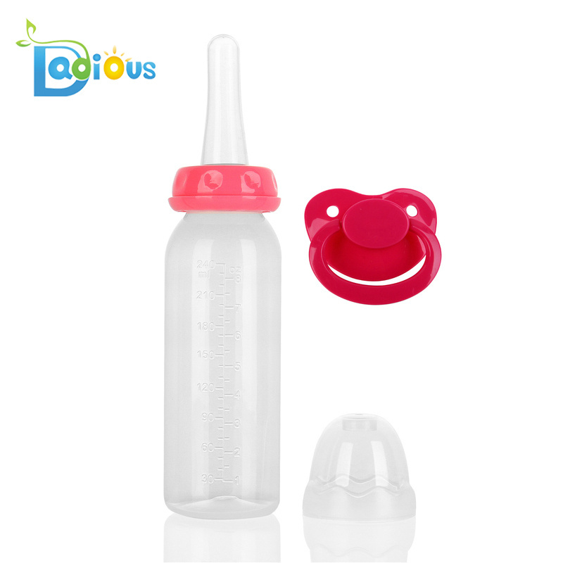 Hot Selling ABDL 10 Soild Colors PP Adult Baby Feeding Bottle