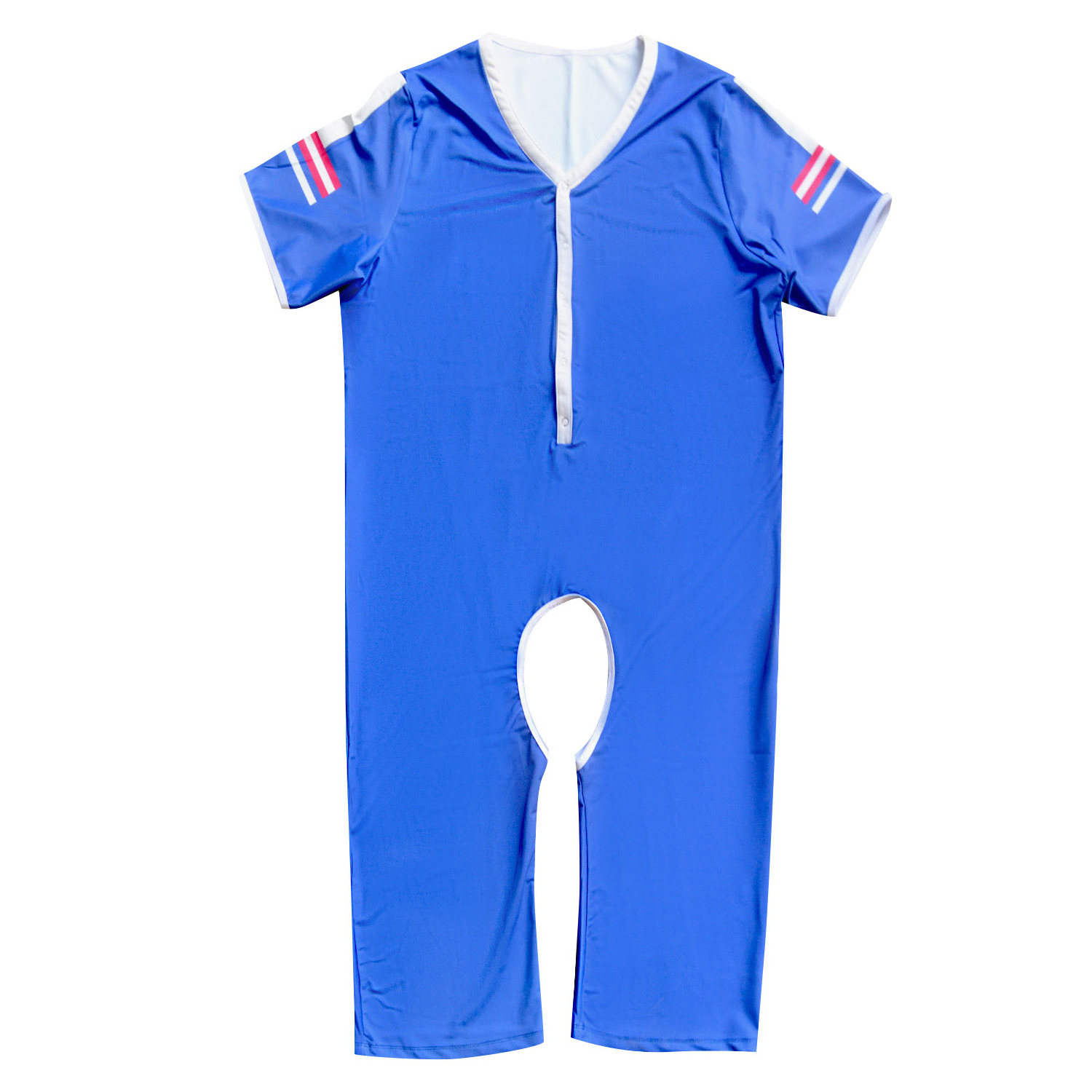 Adult Baby Diaper Lover Cotton Button Crotch Bodysuit ABDL Onesie Pajamas Basics Romper