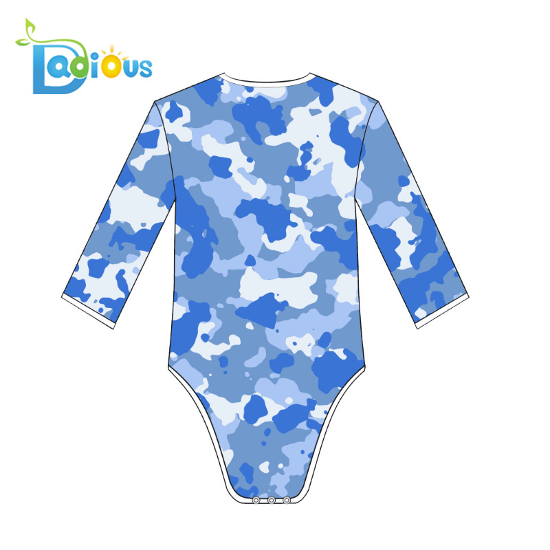 Adult Baby Onesie Diaper Lover (ABDL) Snap Crotch Romper Battle Fatigues Onesie Incontinent Onesie