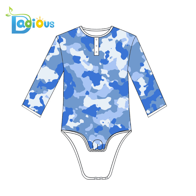 Adult Baby Onesie Diaper Lover (ABDL) Snap Crotch Romper Battle Fatigues Onesie Incontinent Onesie