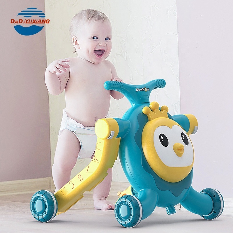 Factory Directly Supply Plastic 4 IN 1 Baby Rocking Horse Baby Walker Ride ON Car For Baby