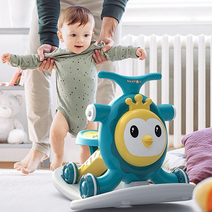 Factory Directly Supply Plastic 4 IN 1 Baby Rocking Horse Baby Walker Ride ON Car For Baby