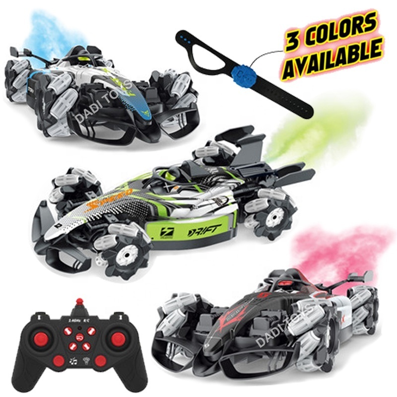 RC Stunt Car 360 Degree 2.4 G Remote Control Racing Car Mist Spray Fog Steam Drift Cars for Adults with High Speed