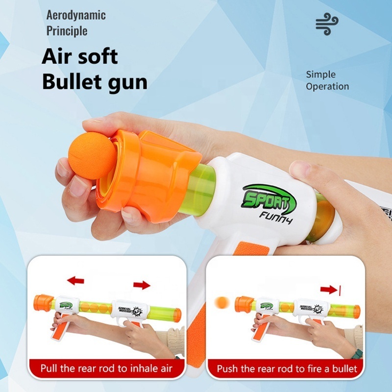 Funny Outdoor Game Plastic Gun Toy Gun Set Air Soft Toy Gun