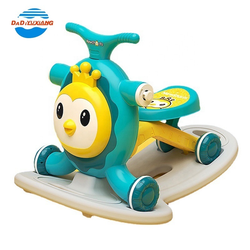 Factory Directly Supply Plastic 4 IN 1 Baby Rocking Horse Baby Walker Ride ON Car For Baby