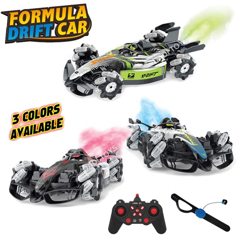 RC Stunt Car 360 Degree 2.4 G Remote Control Racing Car Mist Spray Fog Steam Drift Cars for Adults with High Speed