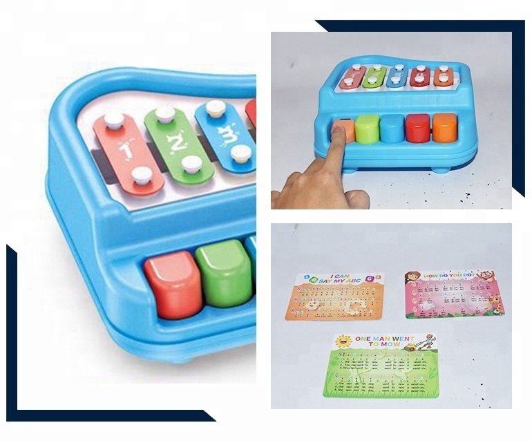 cartoon xylophone vocal piano toy kids musical instrument set for sale