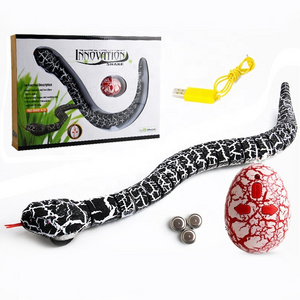 Infrared plastic simulation snake remote control animal toys for kids