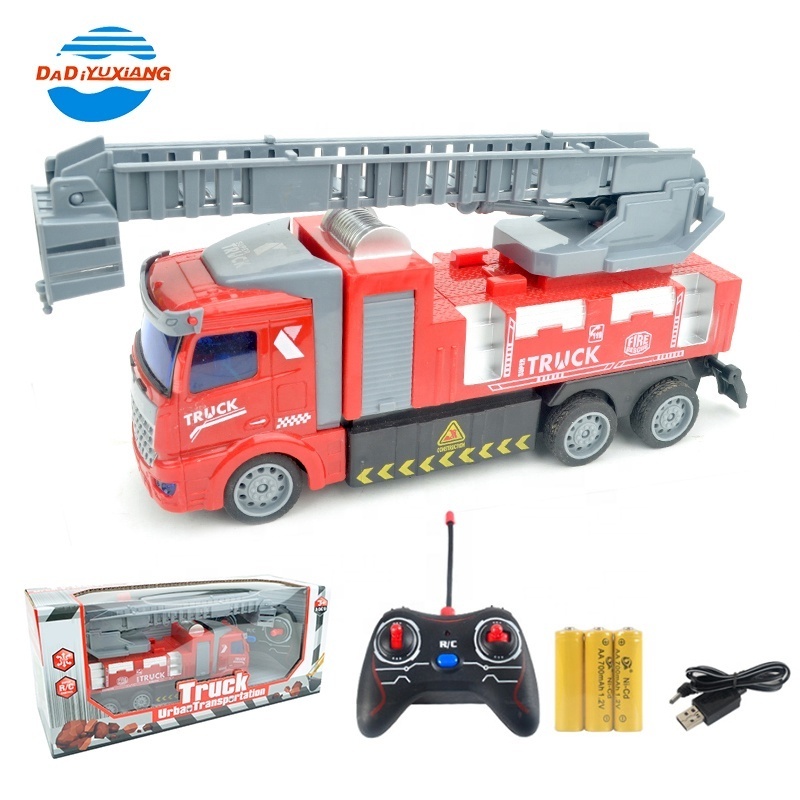 Hot Sale 4CH Remote Control Toys Truck Fire Engine Toy RC Fire Truck RC Truck Off Road