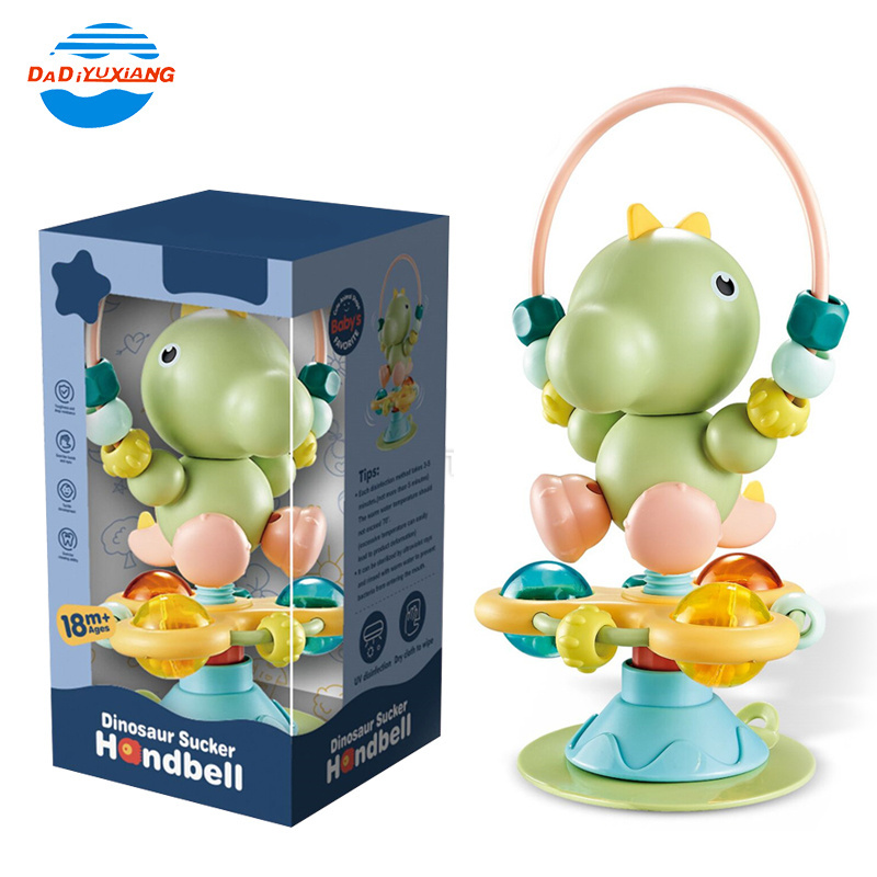 New Product Cute Small Dinosaur And Bird Table&Chair Rattle Hand Bells Dinosaur Baby Comfort Toys Baby Rattle