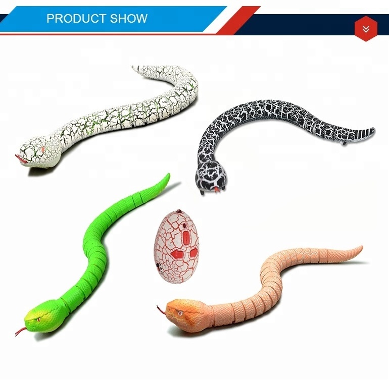 Infrared plastic simulation snake remote control animal toys for kids