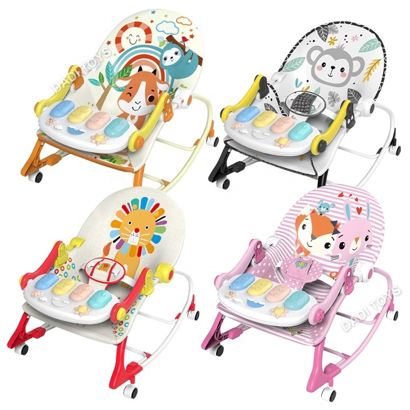 New Arrival Multifunctional Baby Portable Rocker 3 In 1 Baby Chairs With Vibration And Music