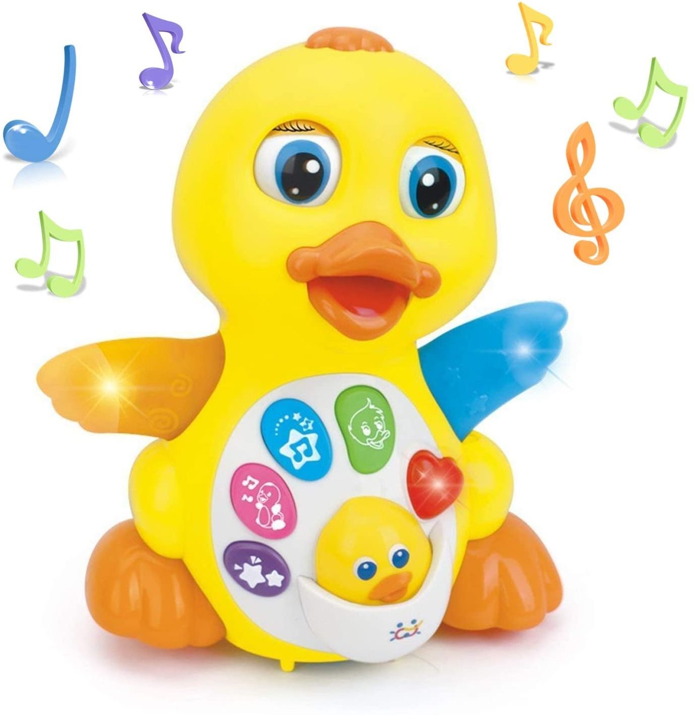 Best Seller B/O Swing Baby Musical Learning Walking Dancing Duck Toys Toddlers 2023 Baby Developing Toys