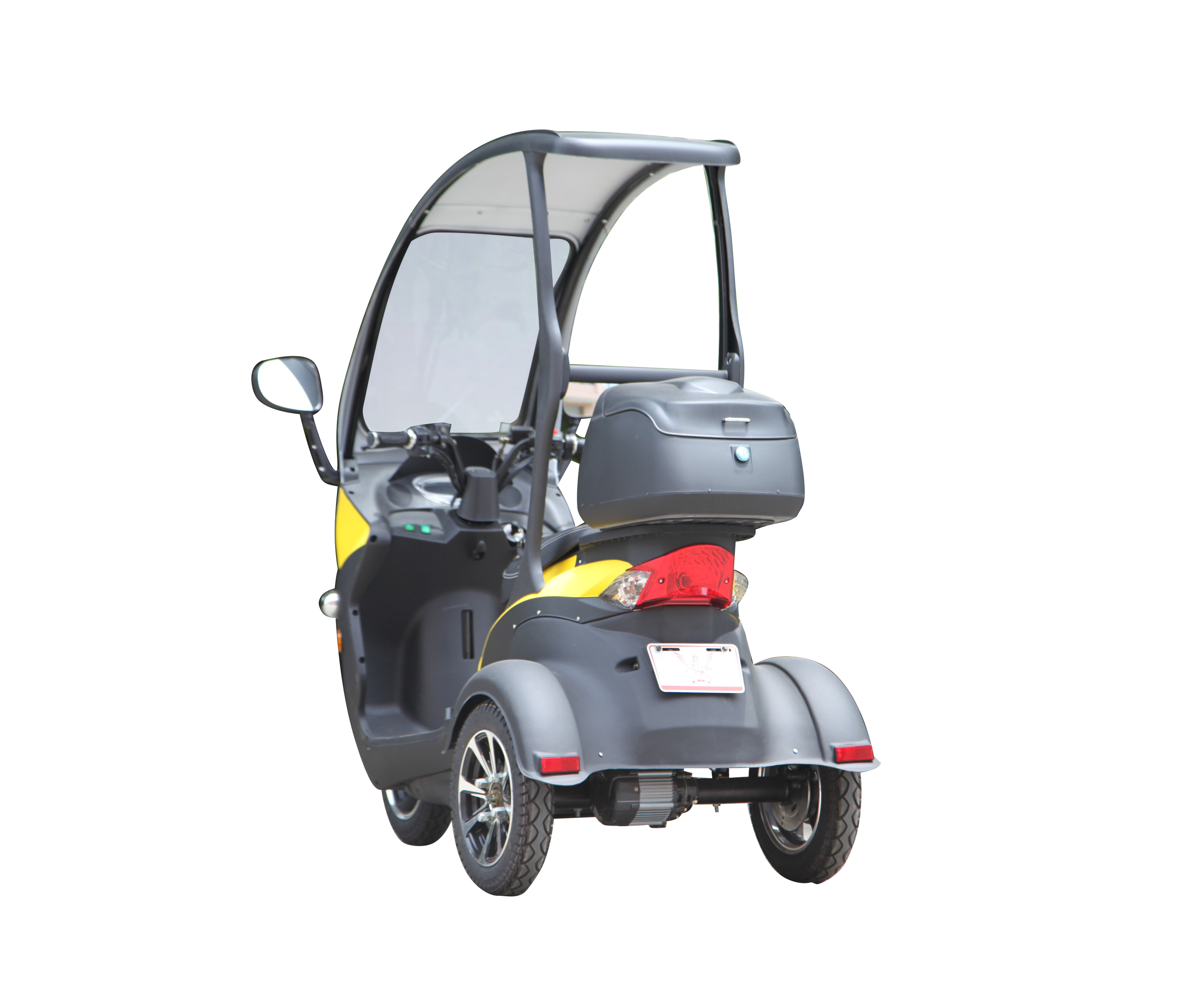 Fully enclosed electric 3 wheel trike ce approved tricycle turkey for passenger for sale