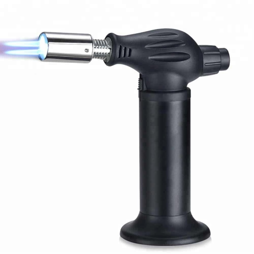 Portable Outdoor Use Mini Novelty Heating Culinary Butane Gas Flame Lighter Big Torch Lighter