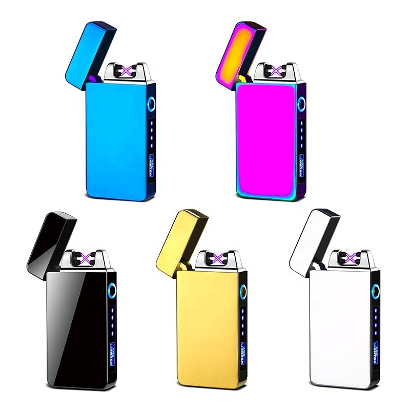 Wholesale Electric Lighters USB Charging Plasma Arc,USB Lighter Electronic,Lighter Logo Custom Print Electronic