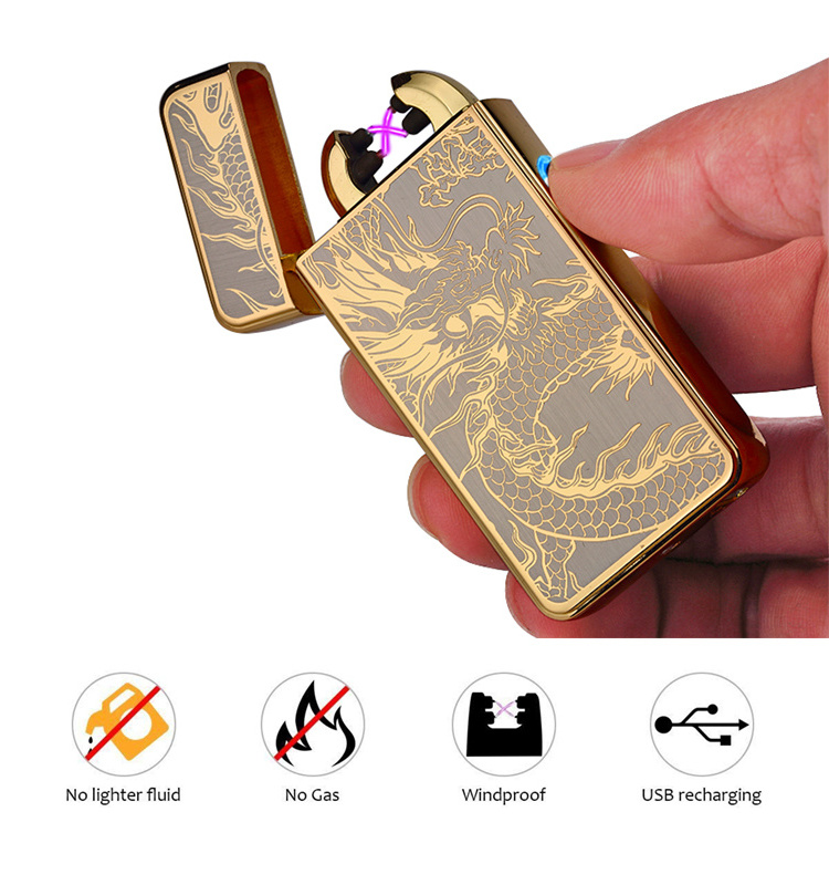 Fancy Custom Usb Lighter,Usb Rechargeable Electronic Cigarette Lighter,Electric Rechargeable Arc Lighter