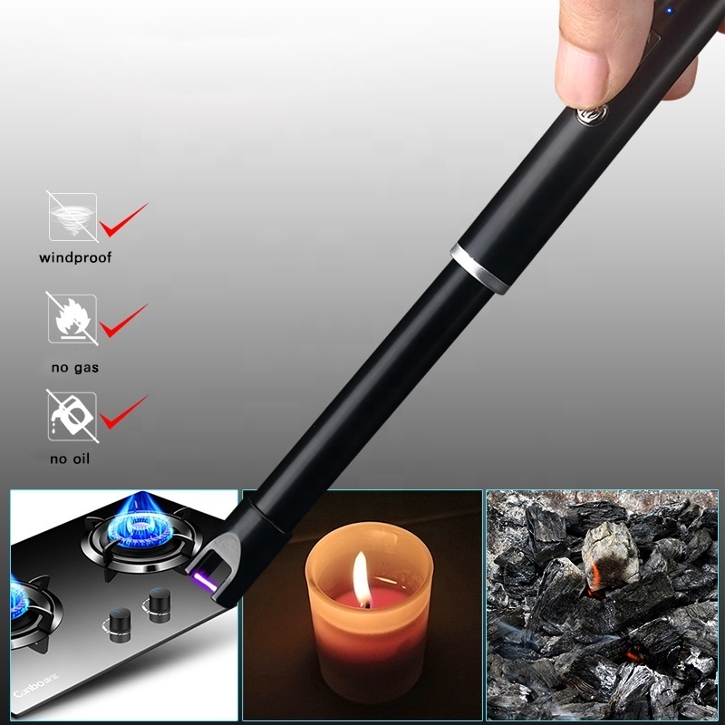 Wholesale Long Supplier Electric Rechargeable Custom Kitchen Plasma Candle Lighter,Electric Lighter Kitchen for Candles