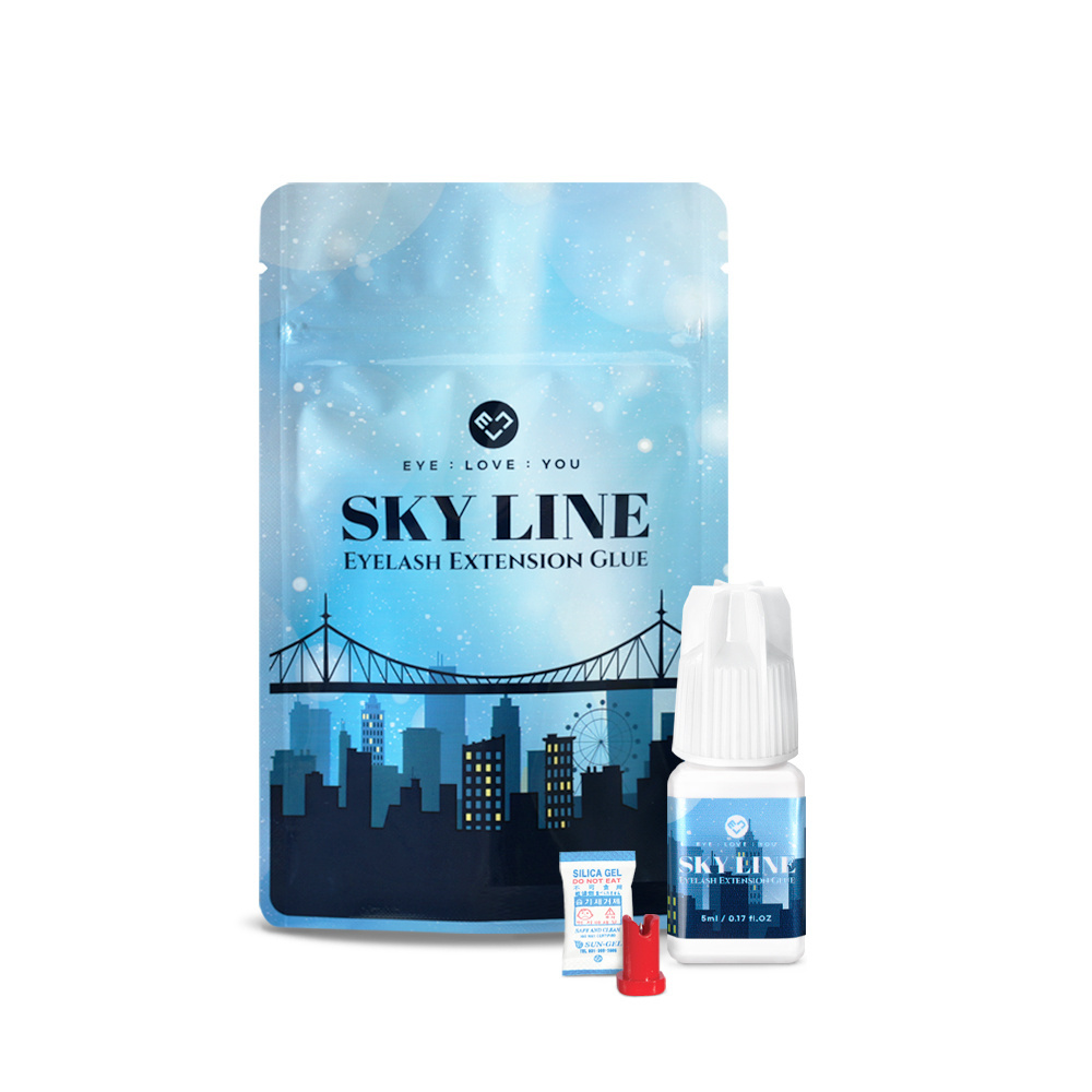 Sky line Fast Drying Black Eyelash Extension Glue Strongest Lash Supplier Wholesale Glue for False Manufacturer Daejin global.