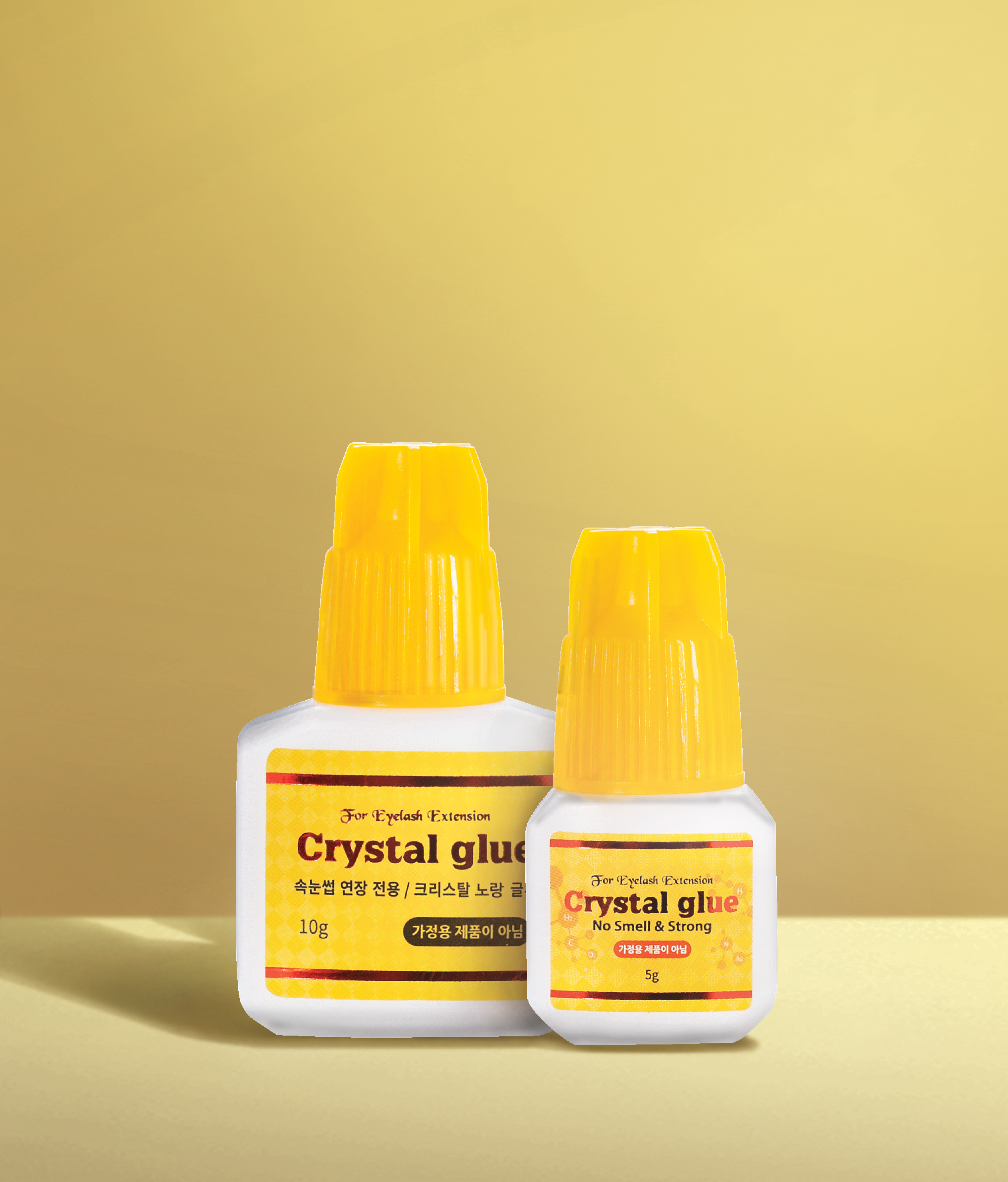 Crystal Yellow Glue Private Label Latex Free Eyelash Extension Lash Adhesive Sensitive glue Sky Glue Sky zone daejin global.