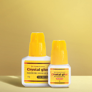 Crystal Yellow Glue Private Label Latex Free Eyelash Extension Lash Adhesive Sensitive glue Sky Glue Sky zone daejin global.