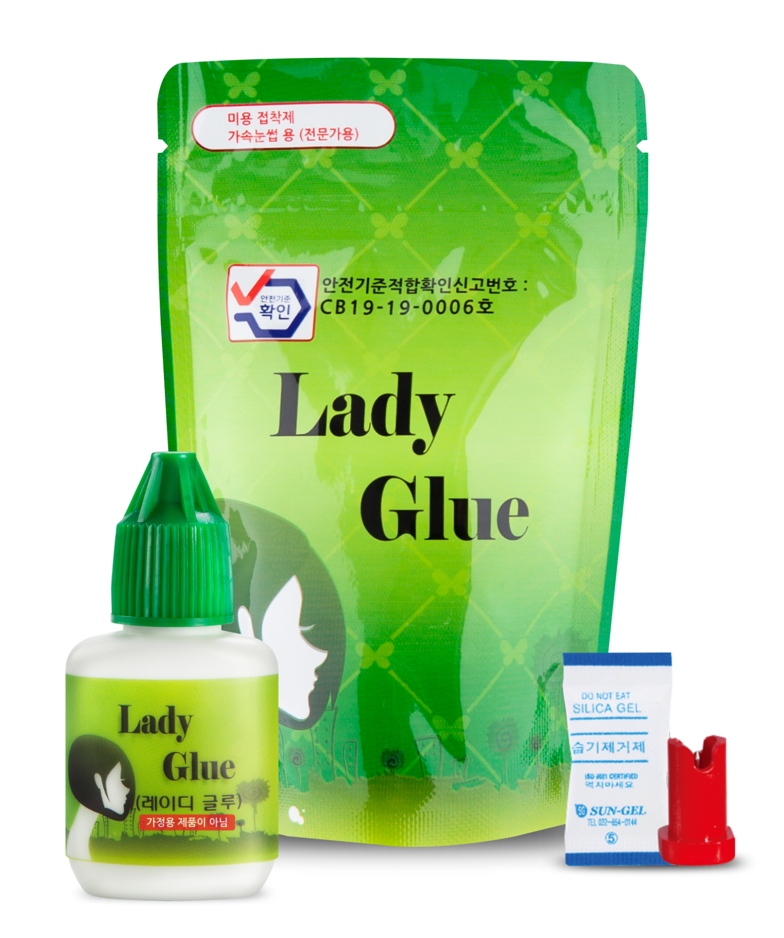 Lady glue for eyelash extension LADY EYELASH EXTENSION GLUE best korean strong eyelash adhesive Daejin global fast drying glue.