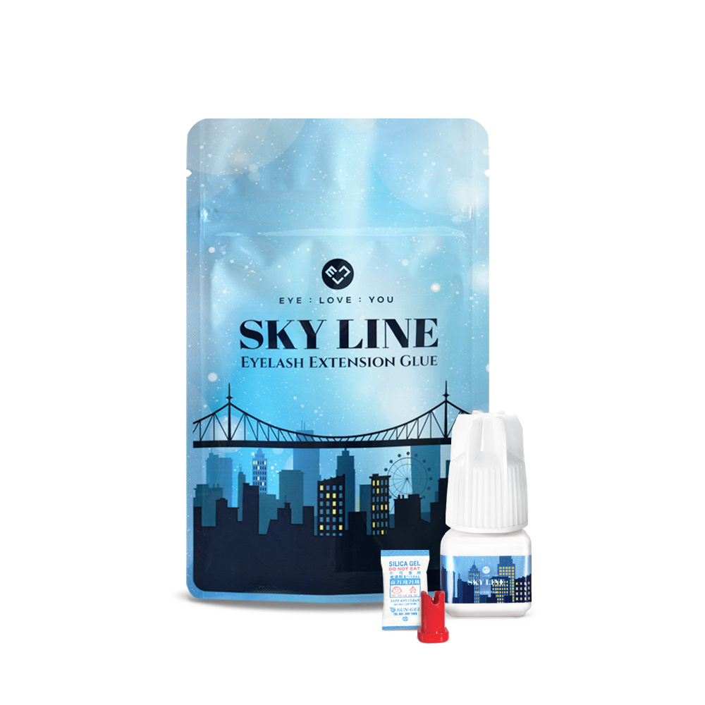 Sky line Fast Drying Black Eyelash Extension Glue Strongest Lash Supplier Wholesale Glue for False Manufacturer Daejin global.