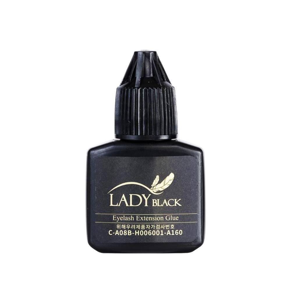 Eyelash Extention Lady Black Glue 10g  lash supplies daejin global.