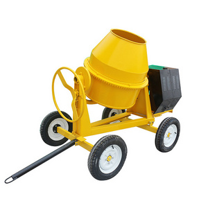 Good Price Self-loading Horizontal Electric Concrete Mixer Drum With Lifting Ladder