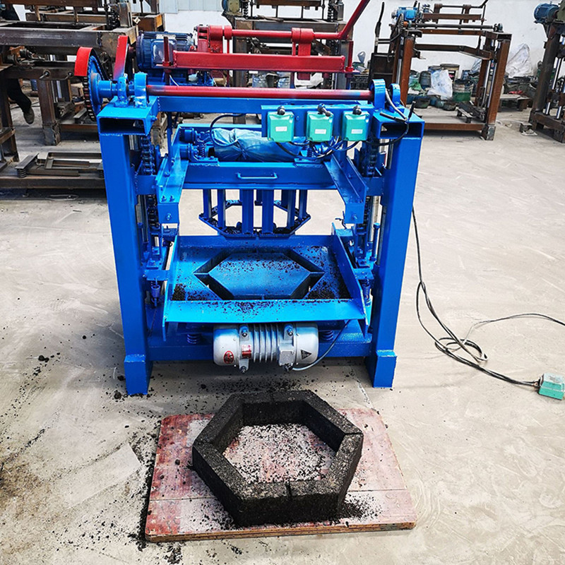 Semi-automatic customized Hollow Blocks Making Machine Paving Concrete brick Machinery