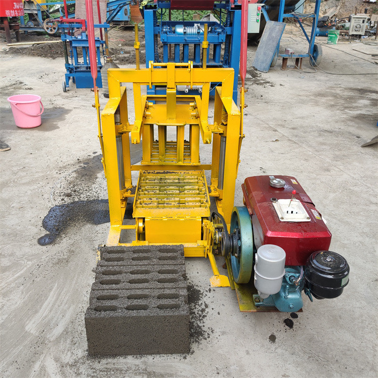 Hand Operated Electric Diesel Interlocking Block Machine Manual Red Mud Equipment Lego Interlocking Clay brick Making Machine