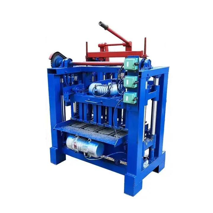 Semi-automatic customized Hollow Blocks Making Machine Paving Concrete brick Machinery