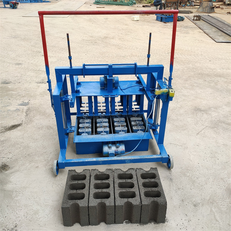 Automatic Self-lifting Cement Paver brick Making Machinery Solid Sand Concrete Block Making Machine Mobile Hollow brick Maker