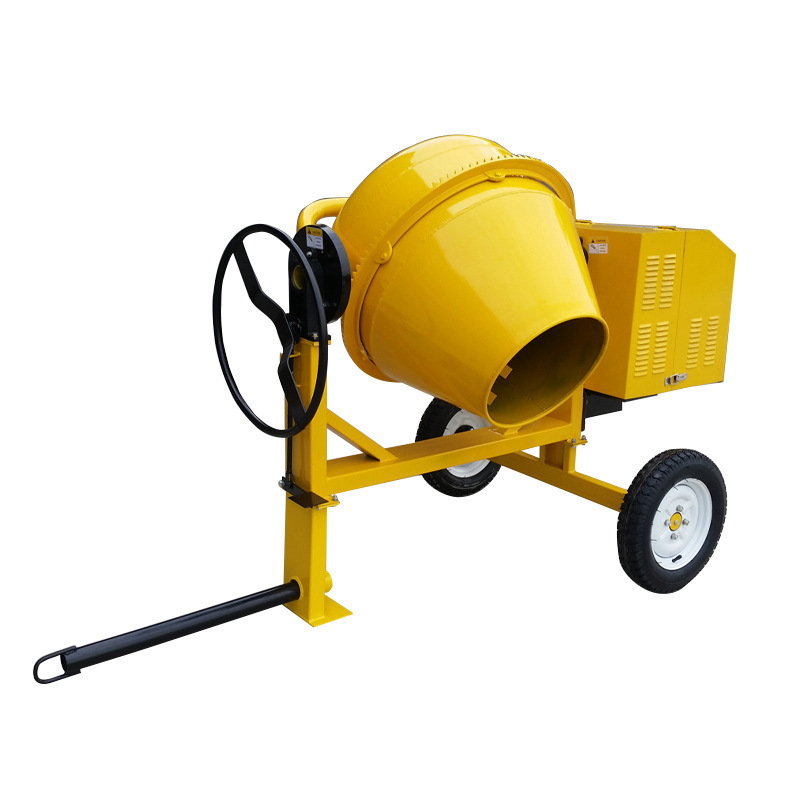 Good Price Self-loading Horizontal Electric Concrete Mixer Drum With Lifting Ladder