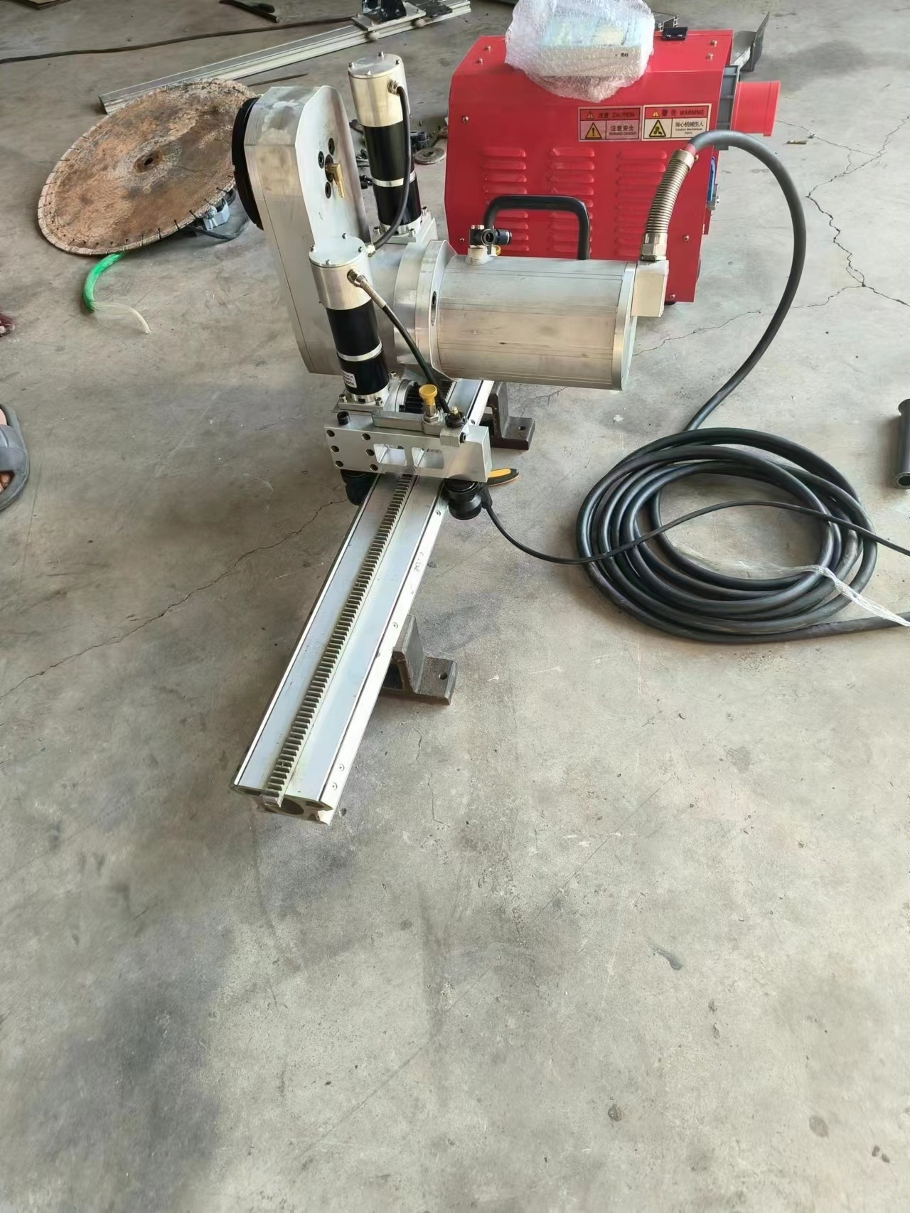 High frequency 1000mm Hot selling Electric Stone Concrete Wall Groove concrete Cutting Machine saw machine