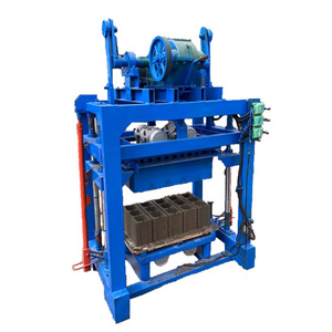 Bloquera Ponedora Manual De Block De Concreto Mini Production Factory Small Manual Block Forming Machine