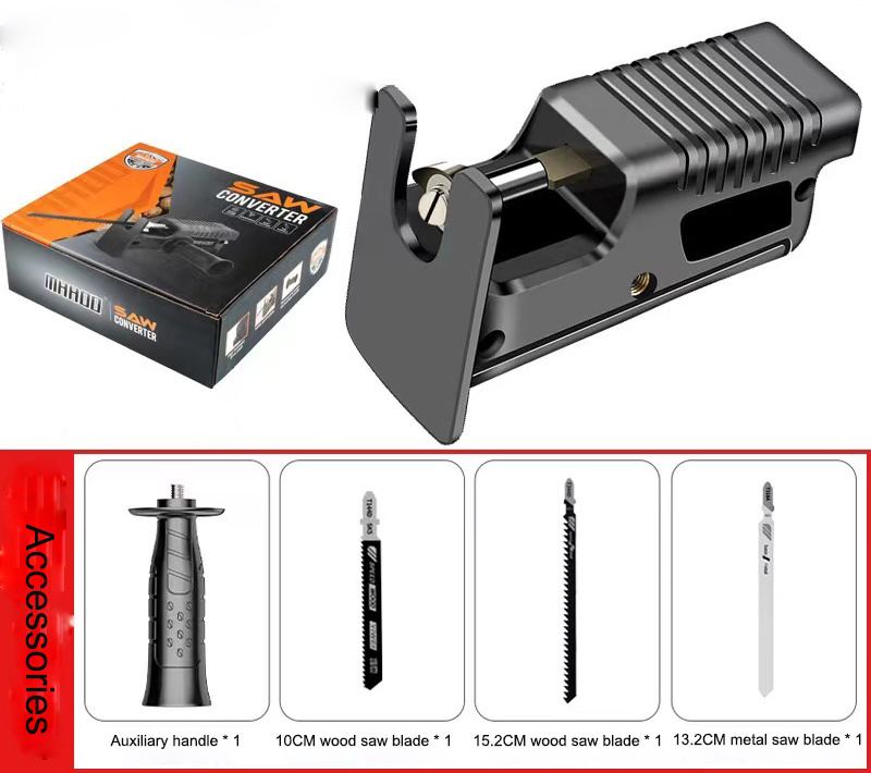 New Portable Electric Drill To Electric Saw Reciprocating Saw  Metal File Attachment Electric Drill To Jig Saw