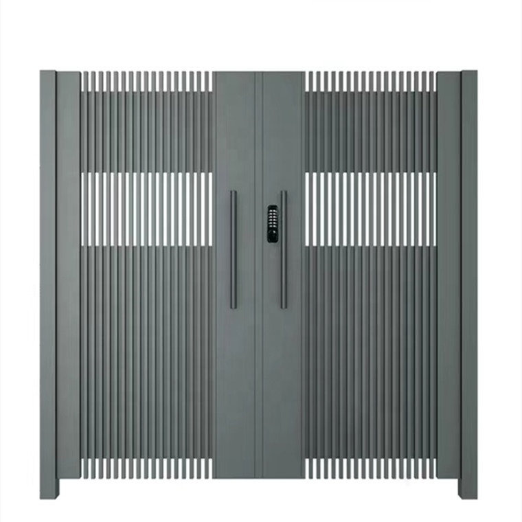 Customized Decorative Courtyard Entrance Aluminum Garden Fence Gate Driveway Sliding Gate/outside door/doors and windows guangdo