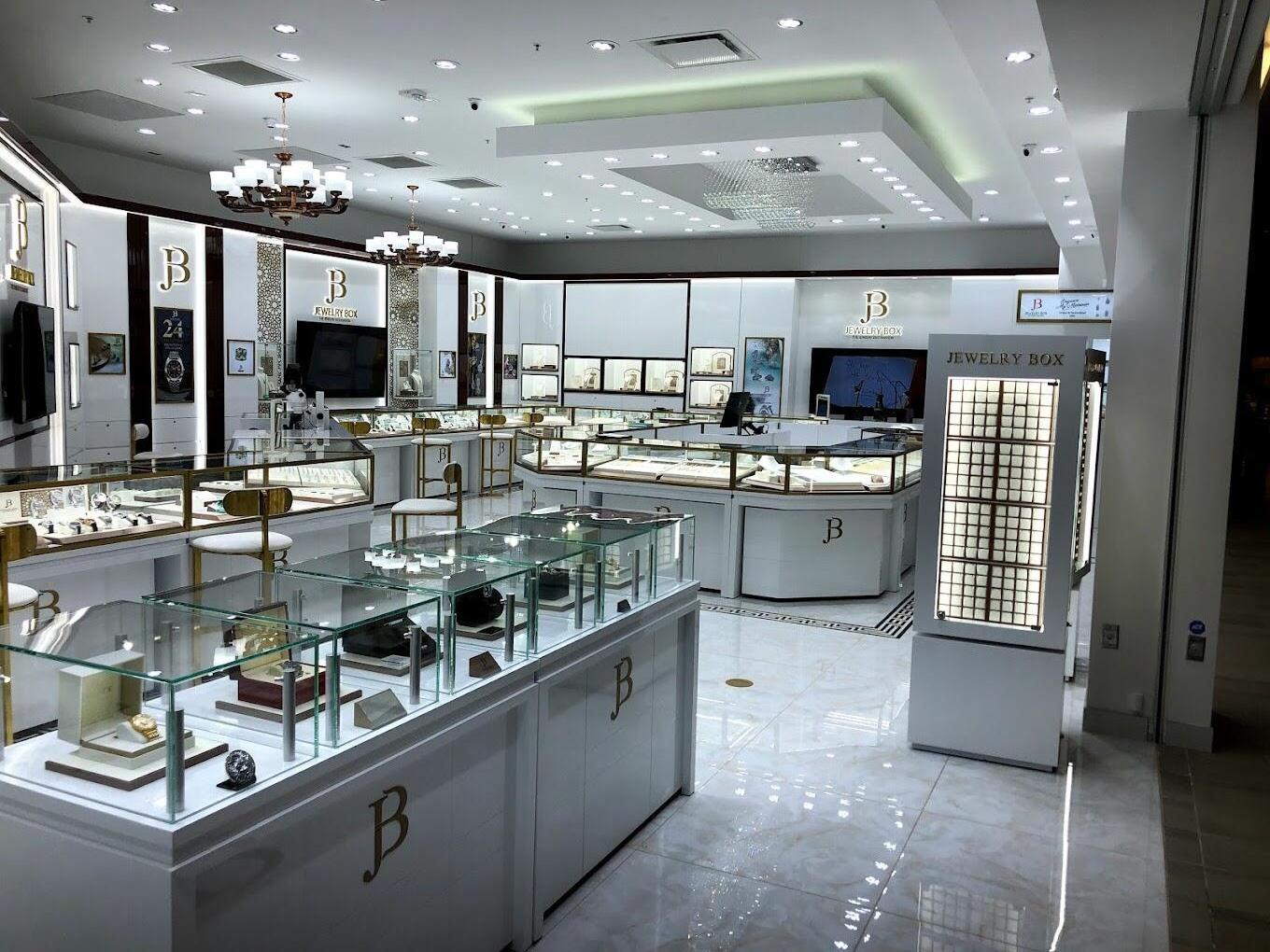 Luxury Modern Gold Showroom Decoration Jewellery Showcase Jewelry Store Furniture Jewellery Shop Design Jewelry Display Counter