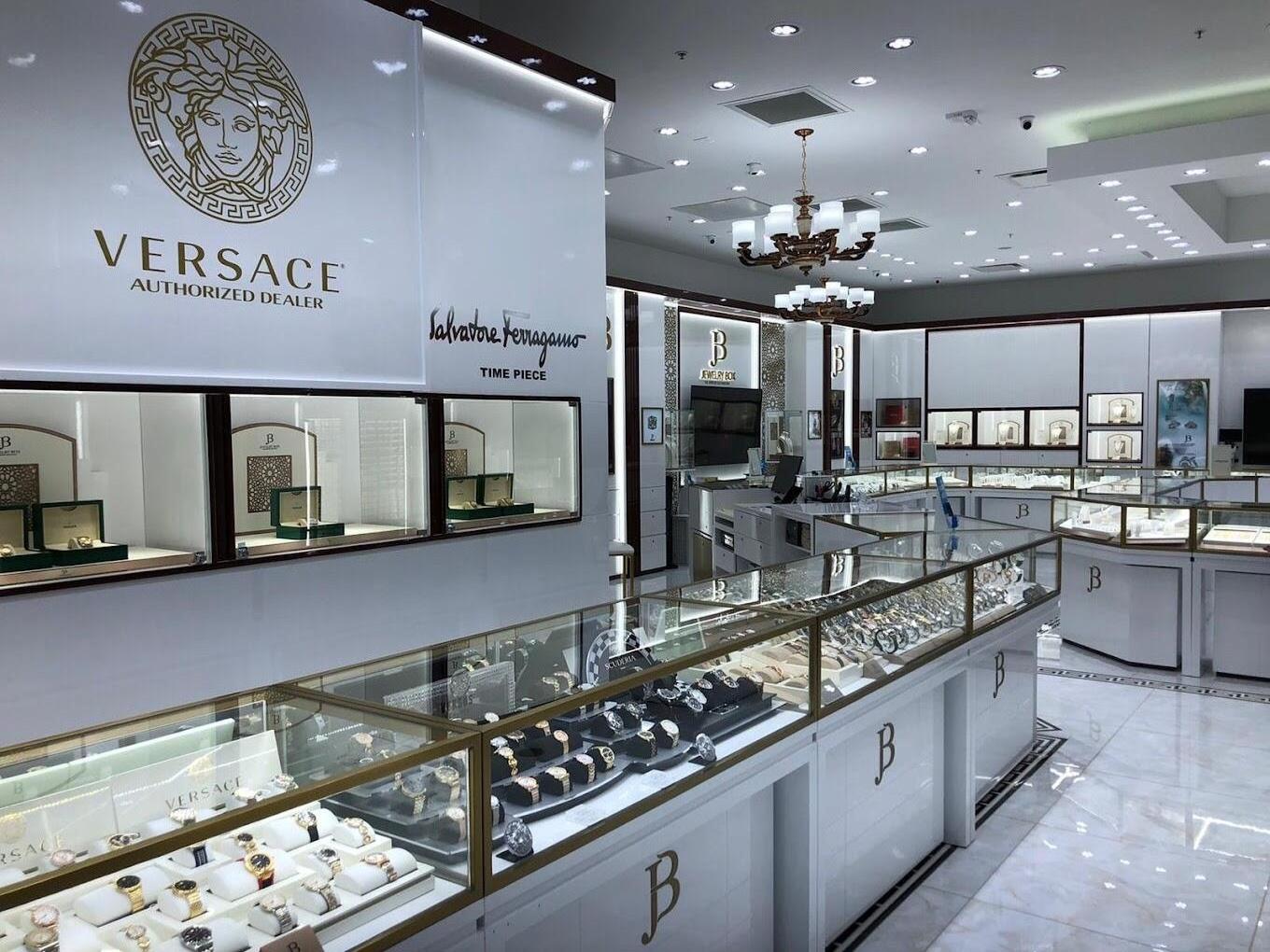 Luxury Modern Gold Showroom Decoration Jewellery Showcase Jewelry Store Furniture Jewellery Shop Design Jewelry Display Counter