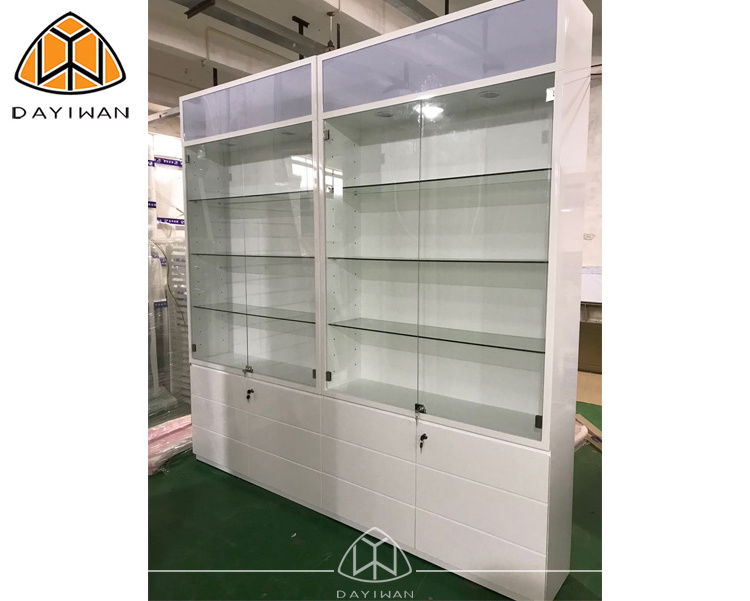 Shopping Mall Cosmetic Store Furniture Counter Design Showroom Decoration Cosmetic Display Cabinet And Showcase