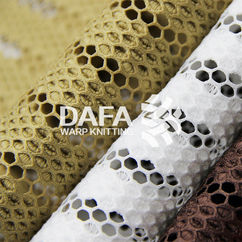 100% Polyester 3D Hollowed Out Design Air Mesh Fabric for Home Textiles