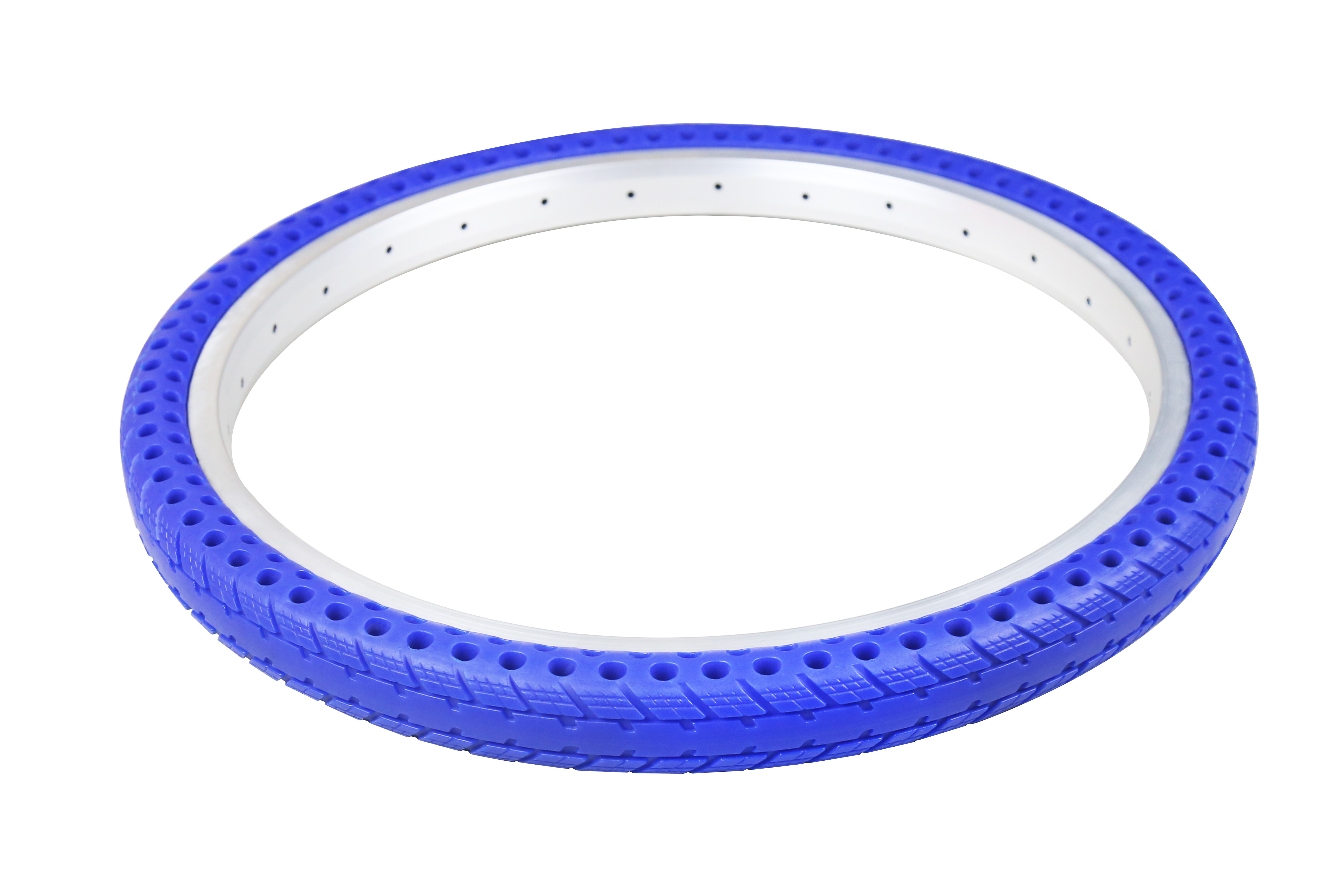 Non-pneumatic Tire  Bicycle 20 inch royal blue 20x1.75 airless solid honeycomb tires for city bike sharing bike parts