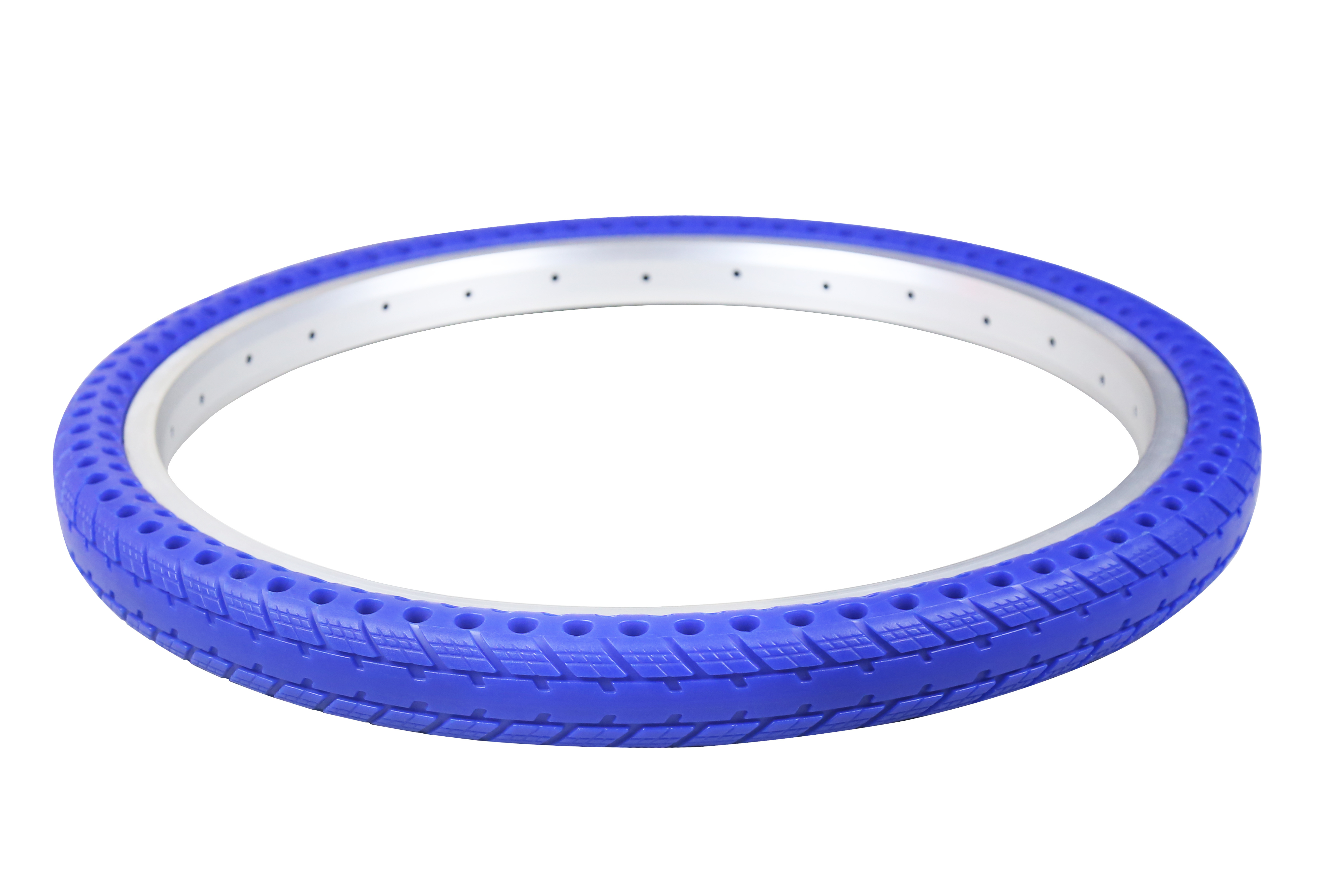 Non-pneumatic Tire  Bicycle 20 inch royal blue 20x1.75 airless solid honeycomb tires for city bike sharing bike parts