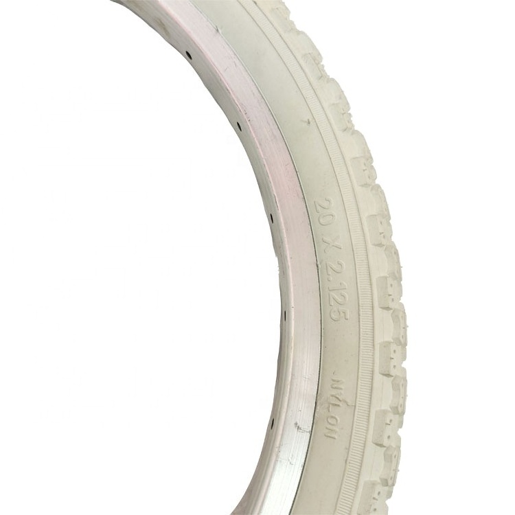 20 inch white bicycle tires 20*2.125 children bicycle wheel parts 20x2.125 color bike