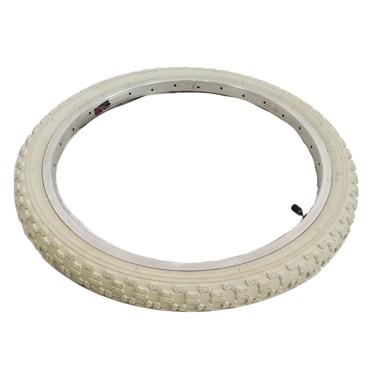 20 inch white bicycle tires 20*2.125 children bicycle wheel parts 20x2.125 color bike